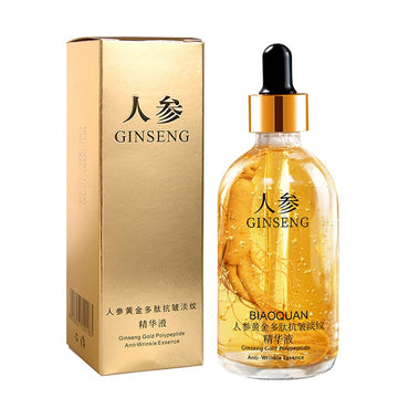 1PCS-Ginseng Polypeptide Anti-Ageing Essence, Ginseng Gold Polypeptide Anti-Ageing Essence, Ginseng Gold Polypeptide Anti-Wrinkle Essence, Ginseng Serum, for Tightening Sagging Skin Reduce Fine Lines