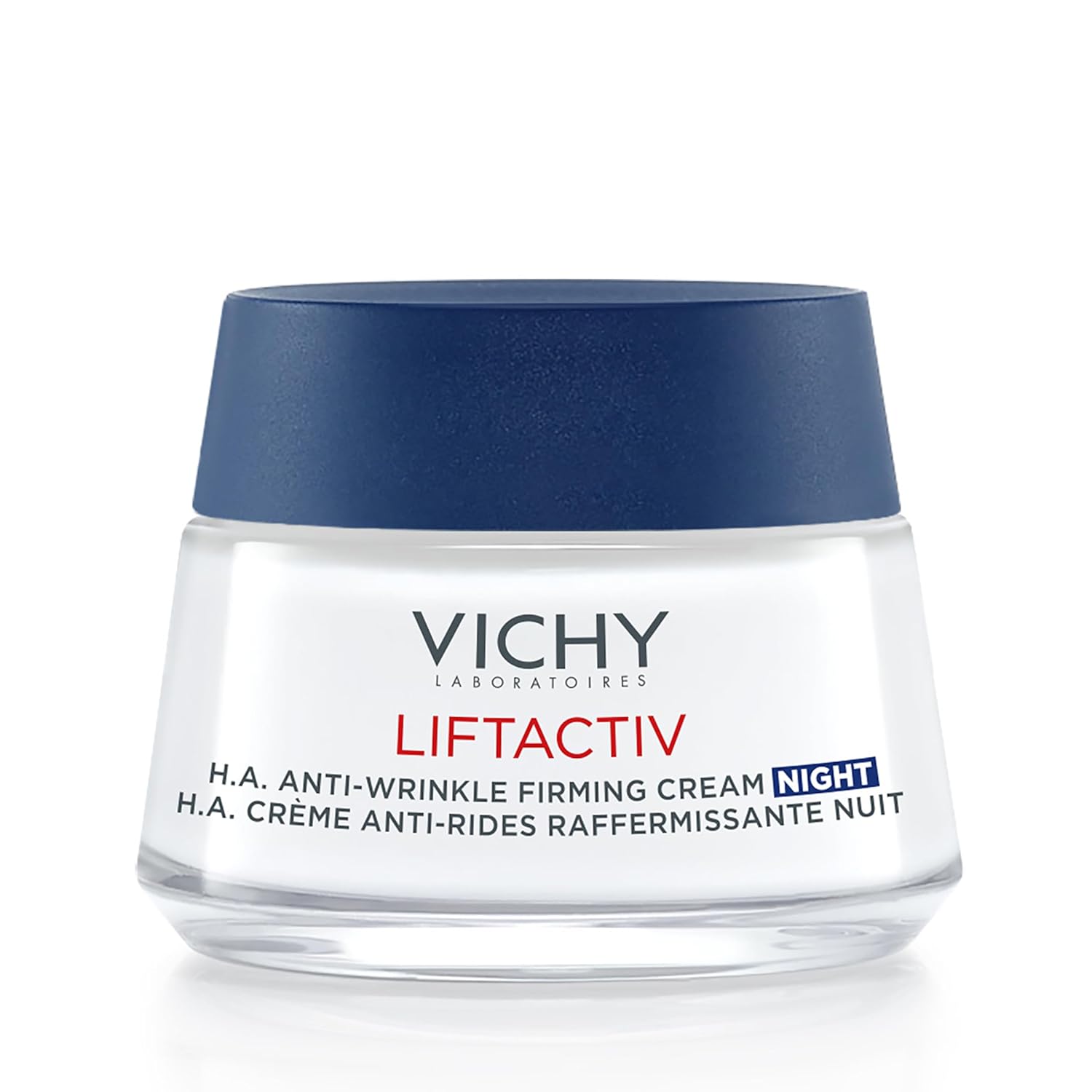 Vichy LiftActiv Supreme Night Cream, Anti Aging Face Cream with Vitamin C & Rhamnose to Firm & Brighten, Suitable for Sensitive Skin