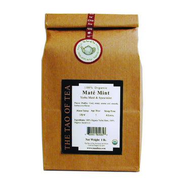 The Tao of Tea Mate Mint, 100% Organic Blended Yerba Mate