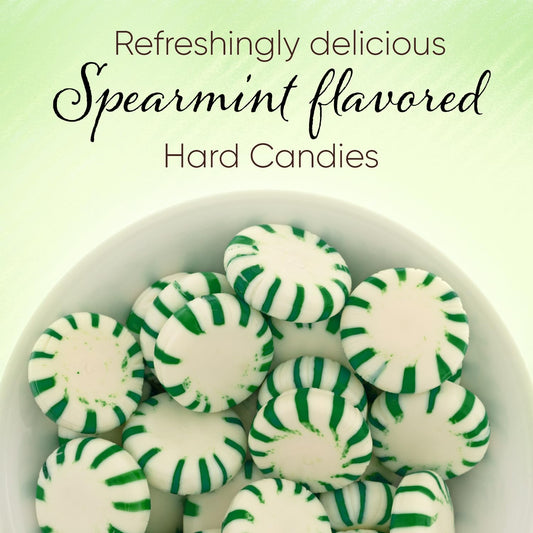 Starlight Spearmint Halloween Candy -3 Pounds Of Bulk Mints Individually Wrapped - Green Spearmint Mints Hard Candy Brea