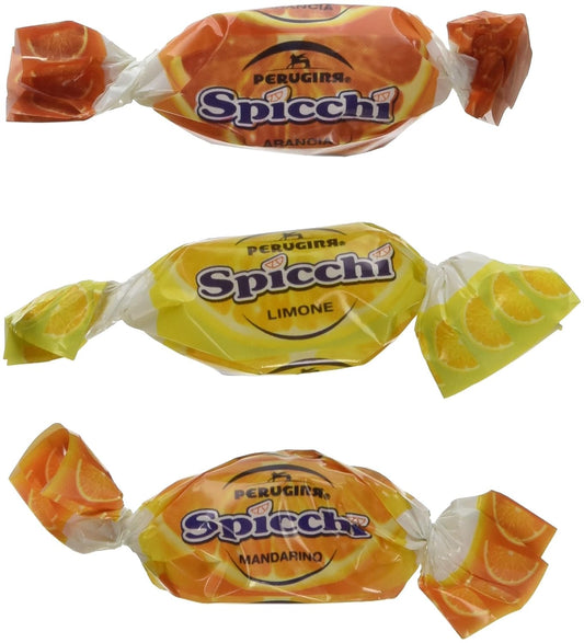 Perugina Sorrento Spicchi Hard Candies (1lb Bag Includes Tan