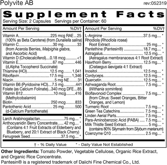 D'Adamo Personalized Nutrition - Optimal Health Stack (Blood Type Ab)