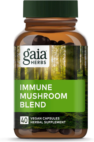 Gaia Herbs Immune Mushroom Blend - Immune Support Mushroom Supplement