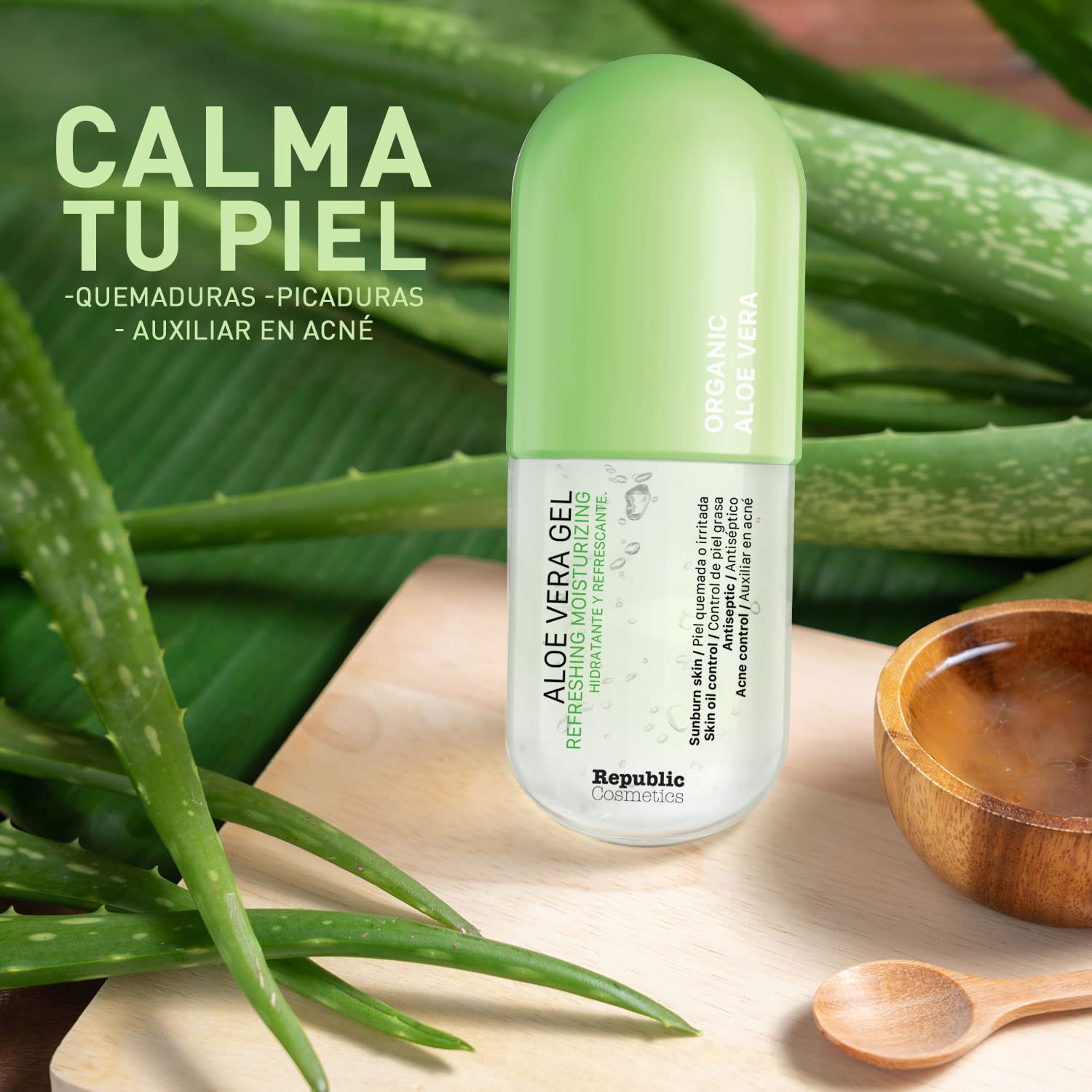 Esupli.com Republic Cosmetics Organic Aloe Vera Capsule