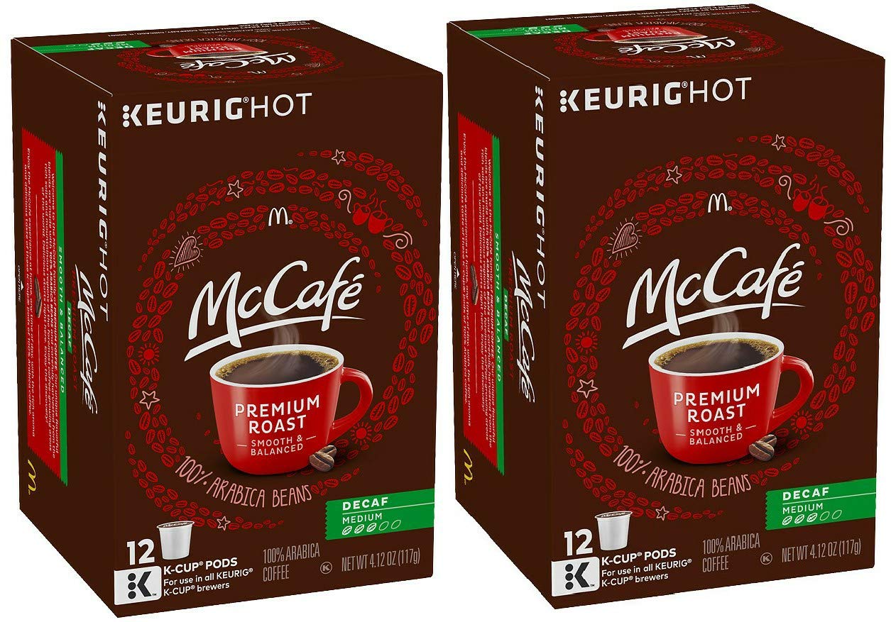 McCafe Decaf K-Cup Coffee - Medium Roast 12 Ct. (2 Pack)
