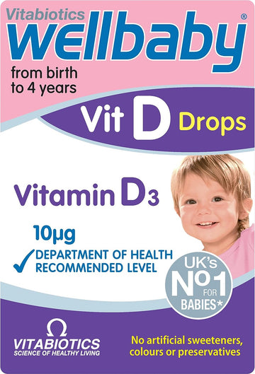 Vitabiotics Welaby Vit D Drops - 30ml