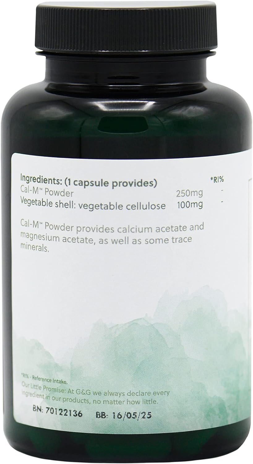 Cal-M Capsules | Calcium & Magnesium Blend with Cider Vinegar | Cal-ma
