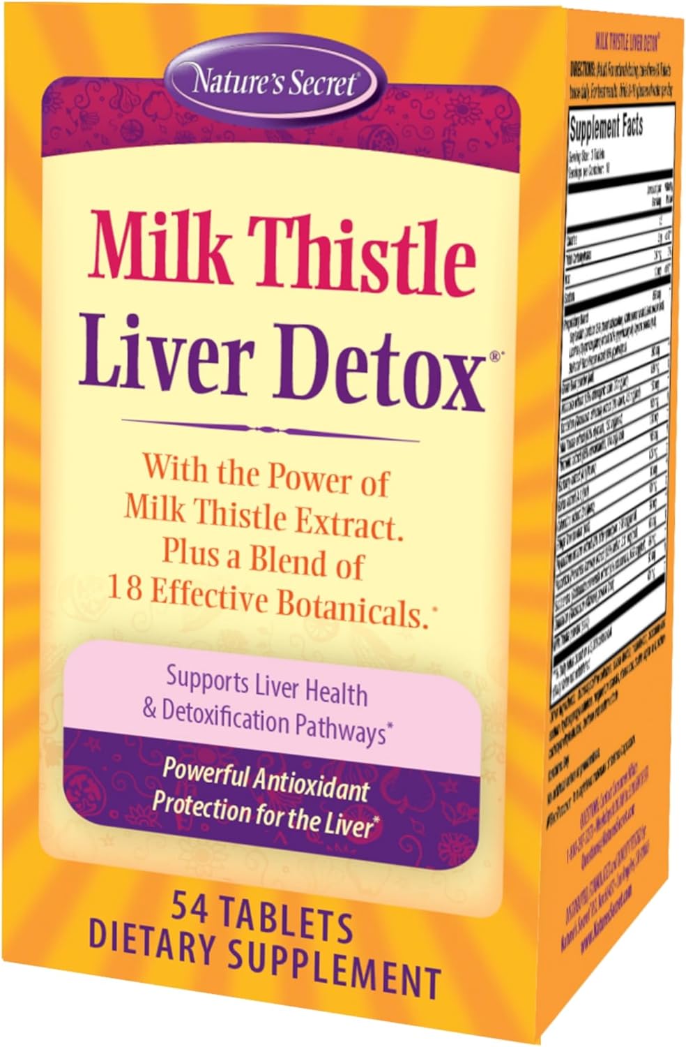 Nature'S Secret Milk Thistle Liver Detox 54Ct