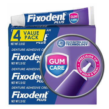 Fixodent Plus Denture Adhesive Cream 2  (Pack of 4)