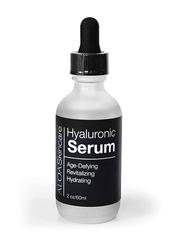 ALOA Skincare Hyaluronic Acid Serum for Face 2, Intense Hydration, Skin Plumping, Anti Aging, Anti Wrinkle, Daily Moisturizer for Fine Lines and Wrinkles