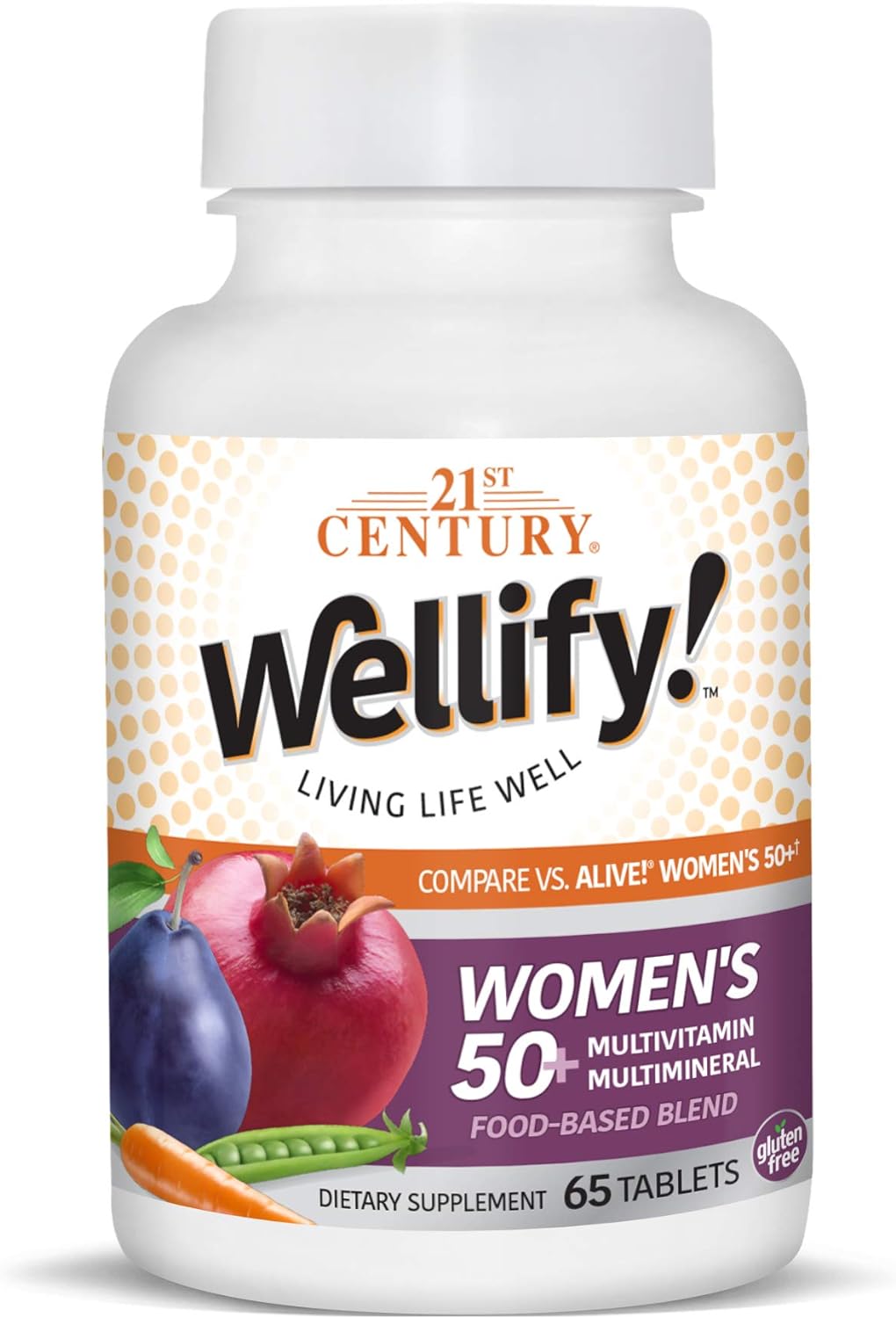 21St Century Wellify Women'S 50+ Multivitamins With Minerals, 65 Count (22460)
