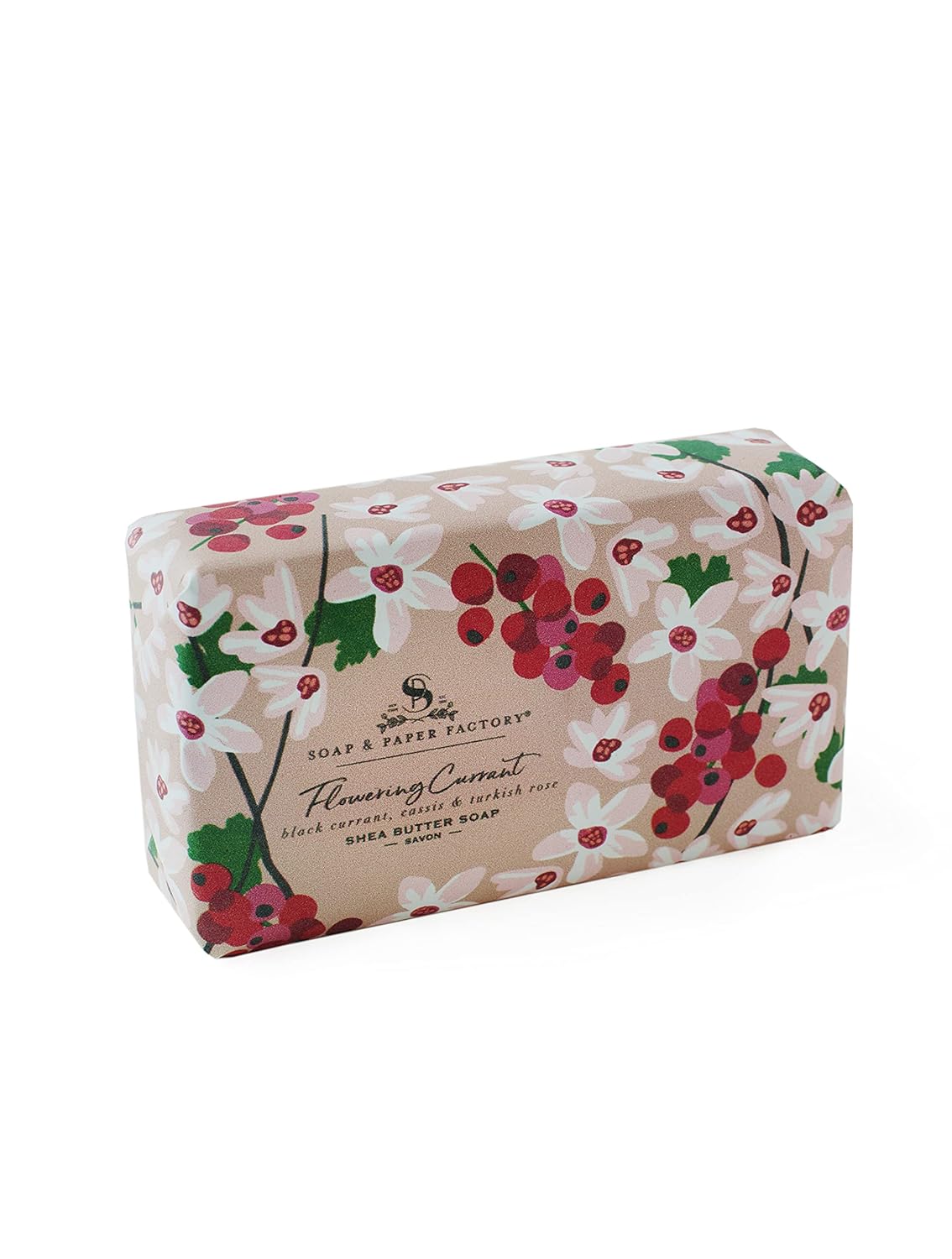 Soap & Paper Factory owering Currant 5  Shea Butter Soap Bar