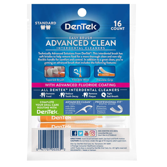 DenTek Easy Brush Cleaners Standard - 2PC