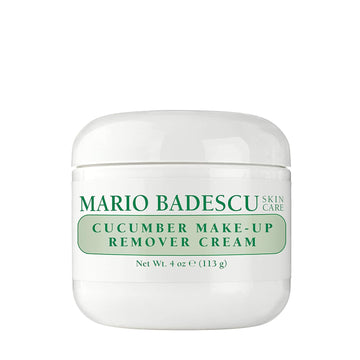 Mario Badescu Cucumber Makeup Remover Cream with Non-Greasy Formula - Emollient Cold Cream Makeup Remover for Heavy and Waterproof Make Up - Ideal for Dry or Sensitive Skin, 4