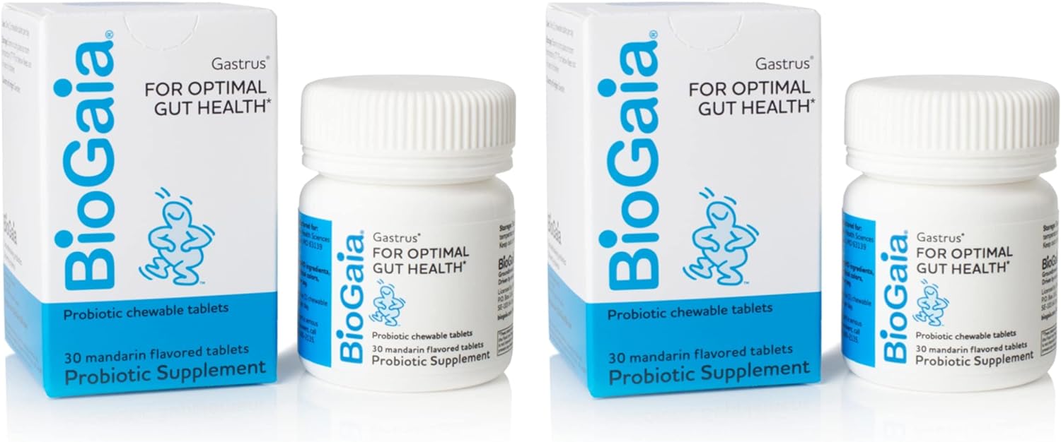 Biogaia Gastrus Chewable Tablets, Adult Probiotic Supplement