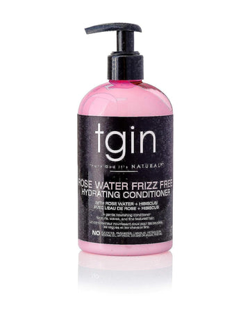 tgin Rose Water Frizz-Free Hydrating Conditioner for Curls - Waves - Great for low porosity hair - Fine hair 13