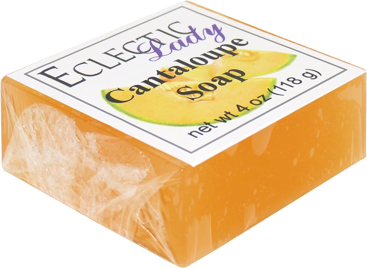 Esupli.com  Eclectic Lady Cantaloupe Glycerin Soap, 4  Bar