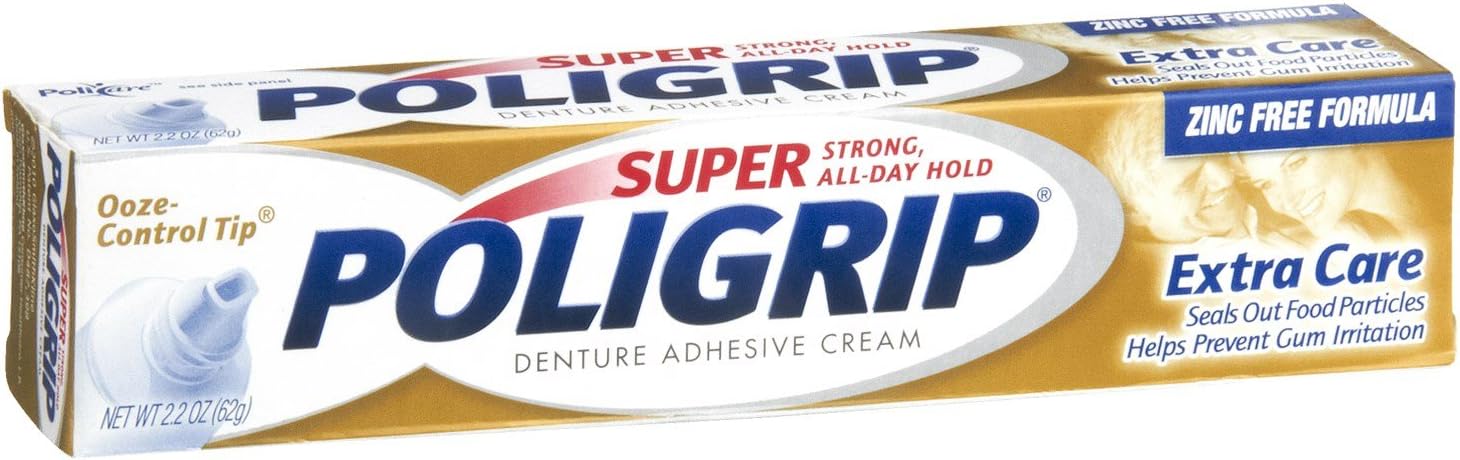 Poligrip Super Extra Care Denture Adhesive Cream