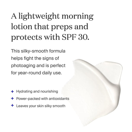 Supergoop! City Serum, 2   - SPF 30 PA+++ Anti-Aging Morning Lotion - Lightweight, Antioxidant-Rich Formula - Hydrating Vitamin Serum for Face - Prep & Protect with Vitamin E & B5 - Great for Guys