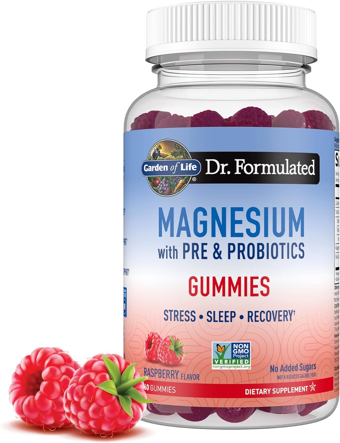 Garden of Life - Dr Formulated Magnesium Citrate Supplement with Prebi