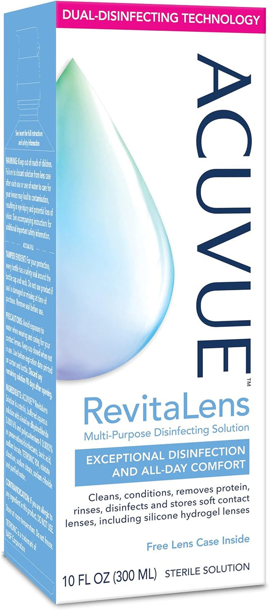 ACUVUE? RevitaLens Multi-Purpose Disinfecting Solution, 10 oz. (Pack o