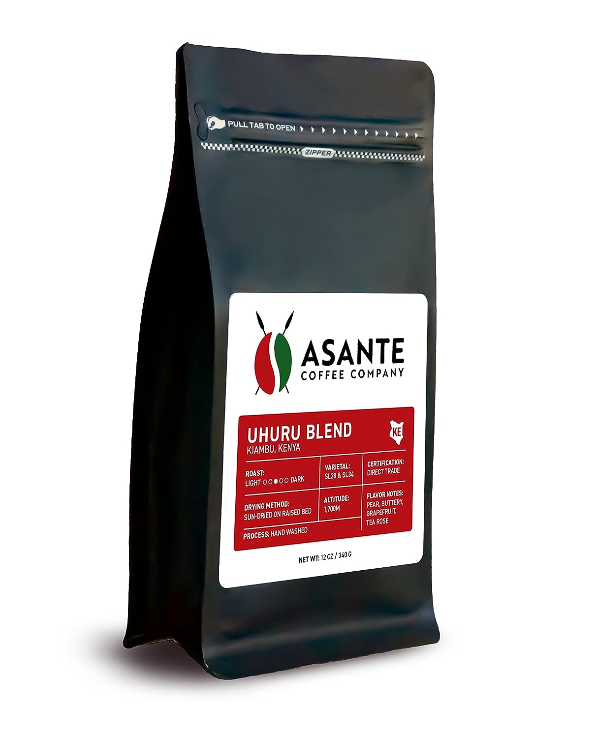 Organic Arabica Whole Coffee Beans Medium Roasted, low-acidic & Half Caffeinated Special Mixture of Pear, Buttery, Grapefruit & Tea Rose Flavors