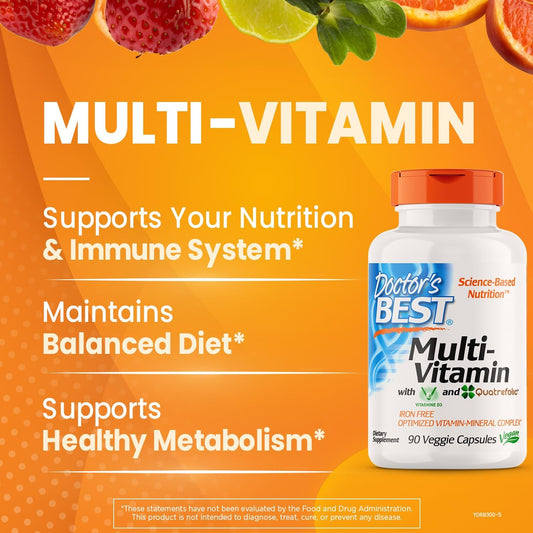 Doctor'S Best Multi-Vitamin, Formulation Fully Optimized For Absorptio