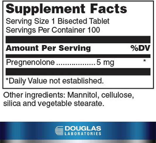 Douglas Laboratories Pregnenolone 5 Mg | Nutritional Supplement | Brai