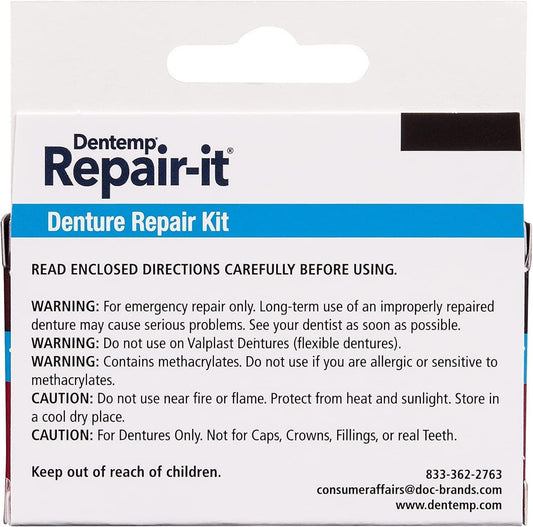 D.O.C. Repair-It Advanced Formula Denture Repair Kit 3 ea