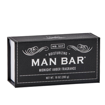 San Francisco Soap Company Midnight Amber Fragrance Man Bar - Moisturizing - No Harmful Chemicals - Good for All Skin Types - Made in the USA