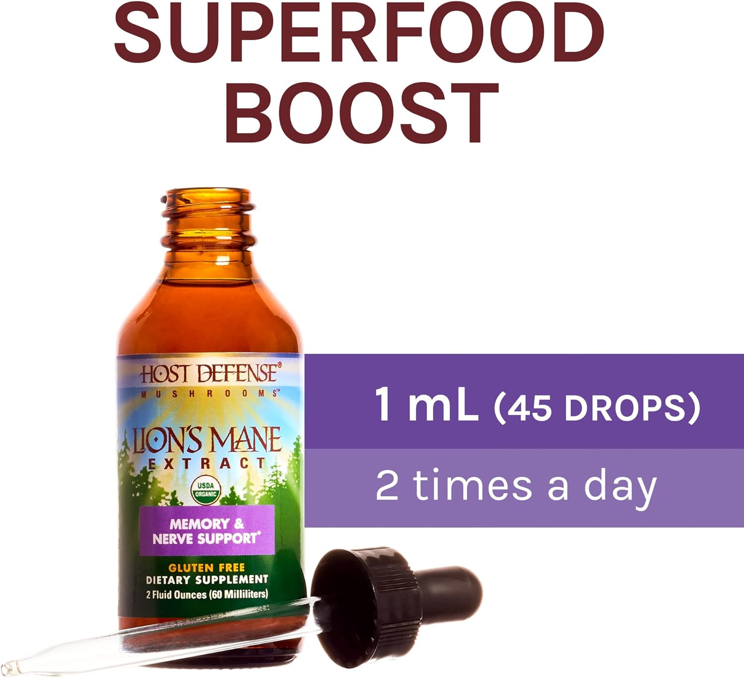 Host Defense Extract Lion's Mane, 2 FZ