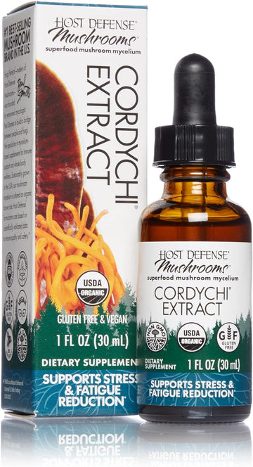 Host Defense, CordyChi Extract, Stress and Fatigue Reduction, Mushroom