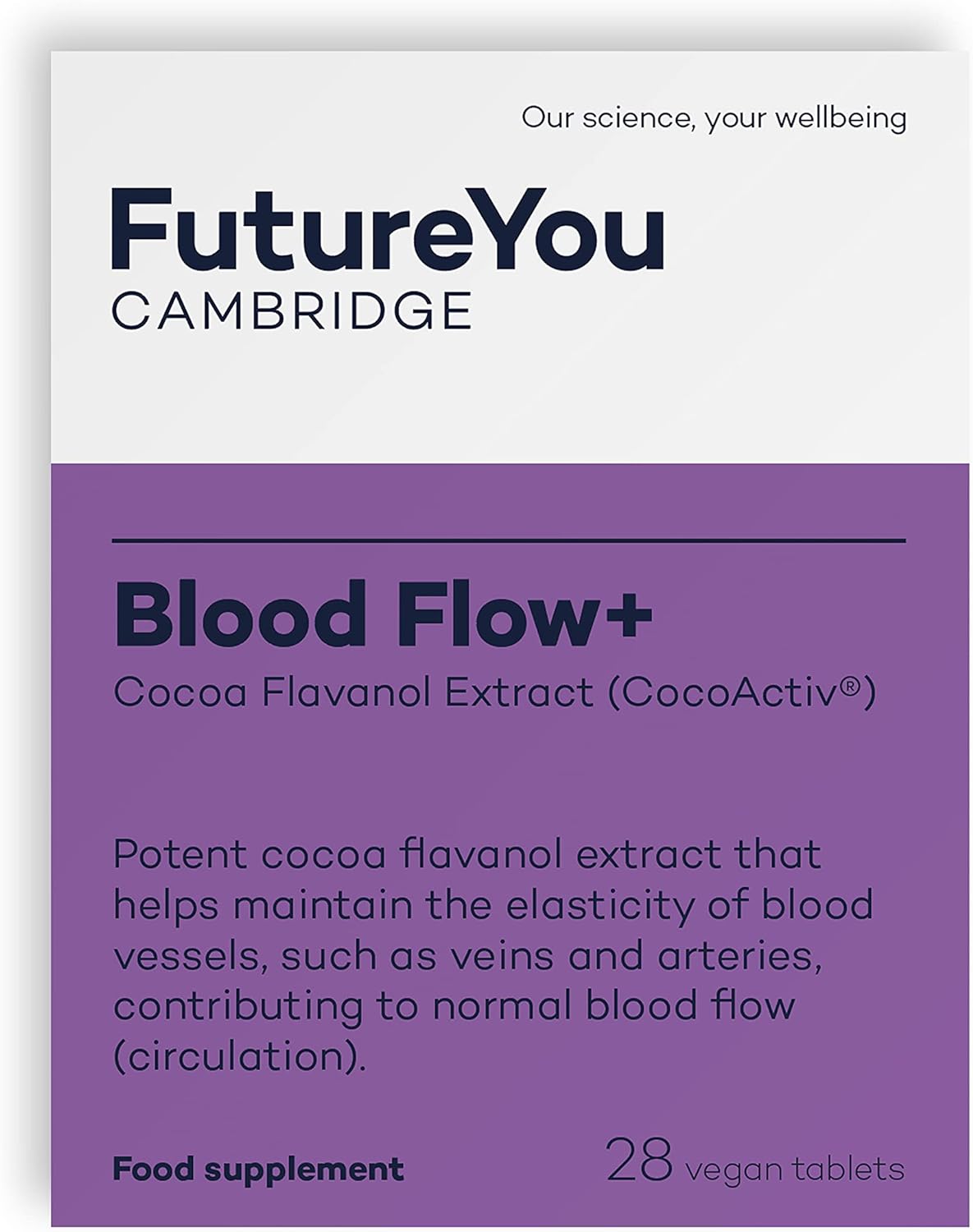 Blood Flow+ Supplements ? 28 Day Supply ? High Strength Cocoa Flavanol46 Grams