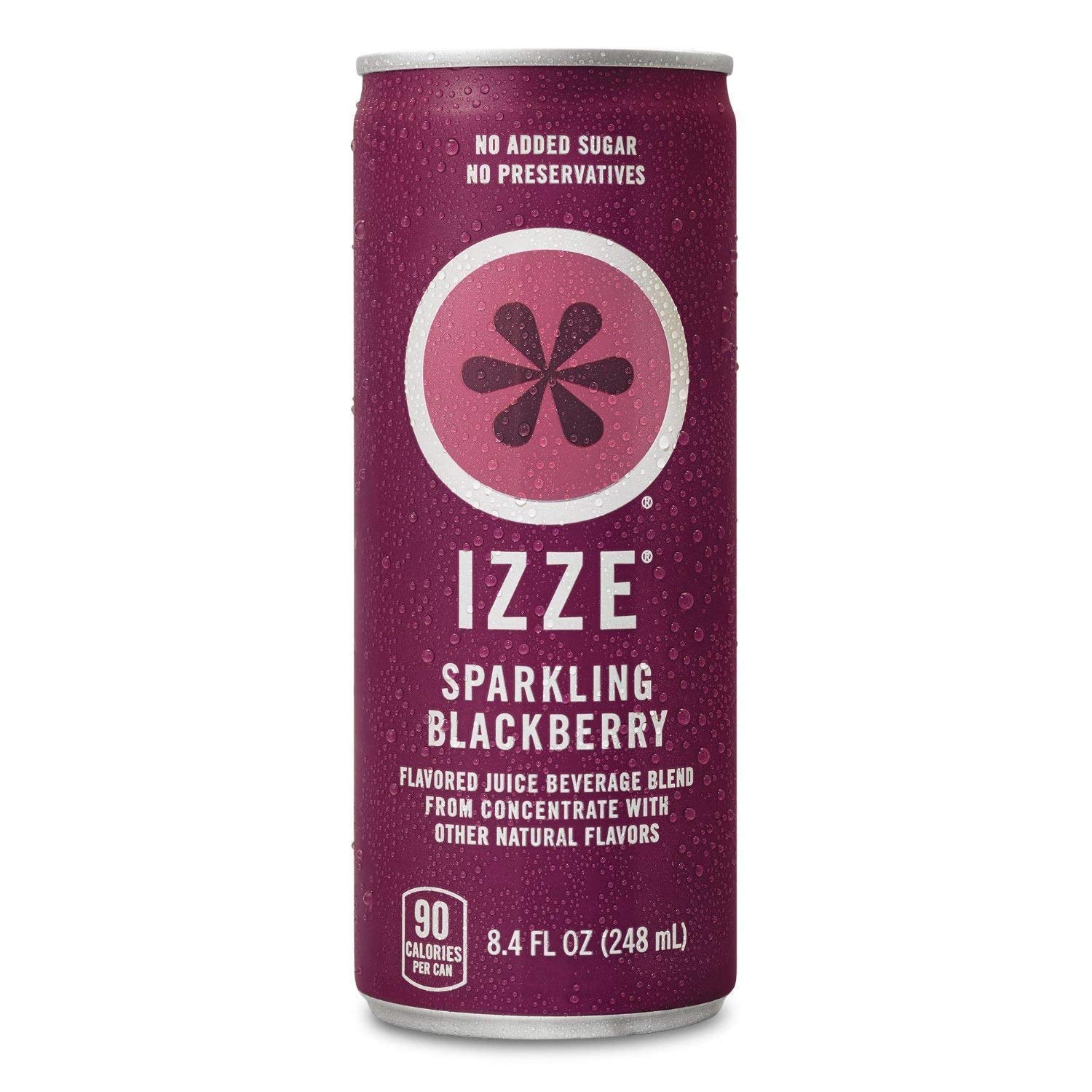 IZZE Sparkling Juice, 4 Flavor, Variety Pack, 8.4 Fl Oz Can (Pack of 2