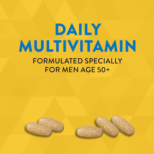 Nature'S Way Alive! Mens 50+ Daily Ultra Potency Complete Multivitamin, High Potency Formula, Supports Multiple Body Sy