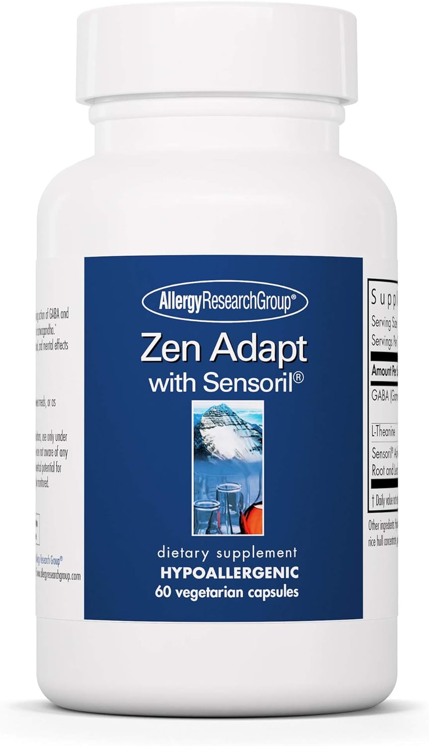 Allergy Research Group Zen Adapt Supplement - Stress Support Blend, Se