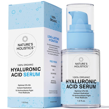 ???????????? ????????* Pure Hyaluronic Acid Serum for Face, 2% Hyaluronic Acid Serum for Anti Aging, Acido Hialuronico Puro Para Rostro, Hyaluronic Acid w/Vit C & E, Reduces Fine Lines & Wrinkles