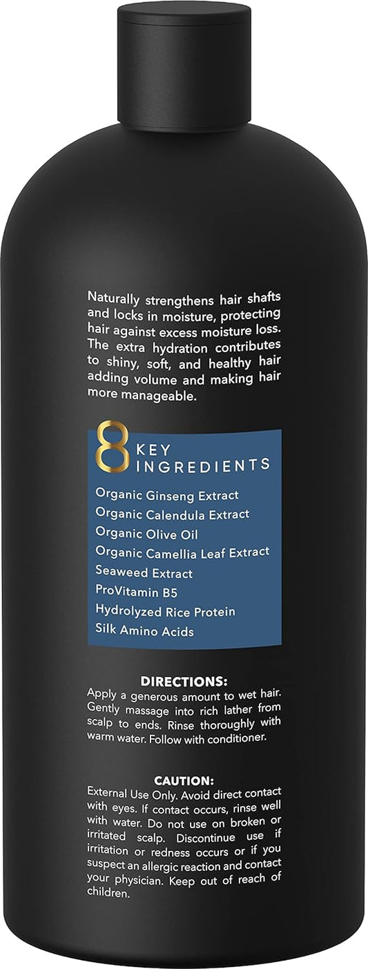 New York Biology Pro Moisturizing Shampoo 16  – Sulfate Free Shampoo for Color Treated Hair and Dry Damaged Hair – Hydrating Shampoo for Men and Women - Pack of 2