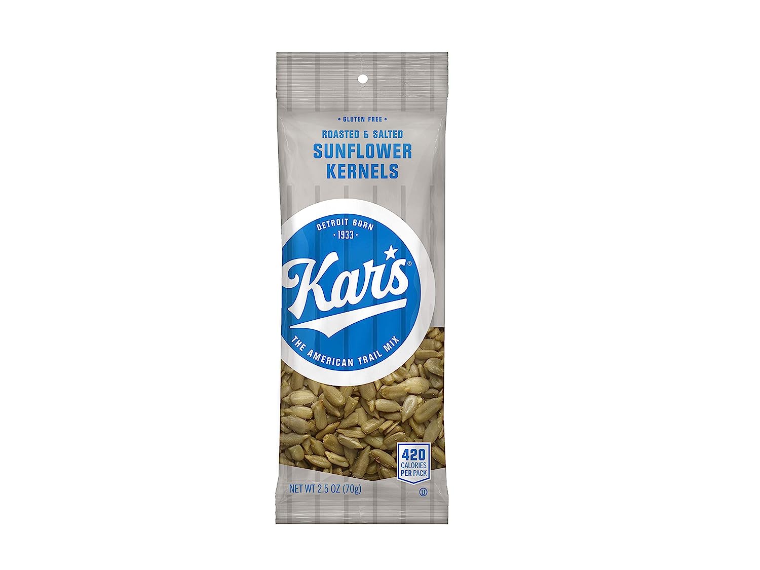 Kar’s Nuts Roasted & Salted Sunflower Kernels, Individual Snack Packs – Bulk Pack of 36, Gluten-Free Snacks