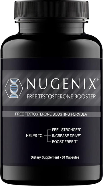 Nugenix Free Testosterone Booster Supplement for Men, 30 Count