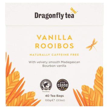 Dragonfly Organic Vanilla Rooibos 40 Tea Bags