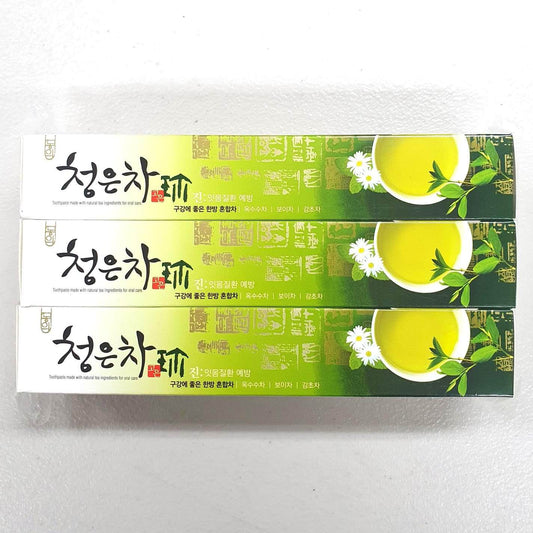 2080 ChungunTea Herbal Tea Toothpaste Dental Clinic by Korean Oral Care 4.58 /130 grms x 3