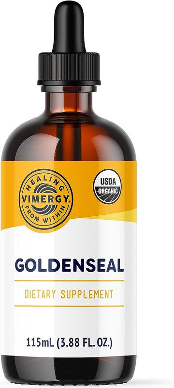 Vimergy USDA Organic Goldenseal Extract, 57 Servings ? Alcohol-Free Go