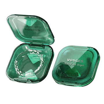 Orthodontic Retainer Case LOVEWEE Retainer Case Aligner Case, Solid Orthodontic Retainer Case with Slim, Dental Mouth Guard Container for Household, Travel and Office