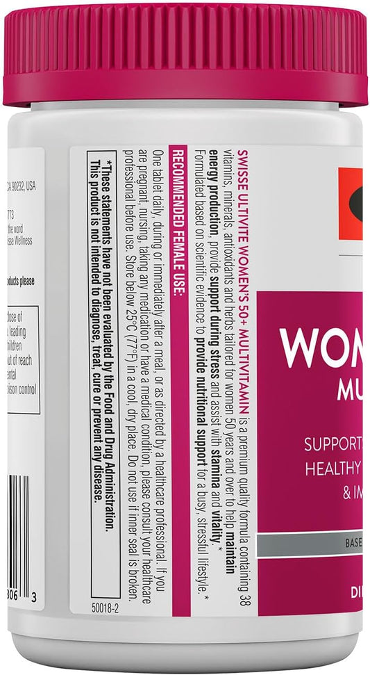 Swisse Daily Multivitamin for Women 50 and Over | 41 Vitamins, Antioxi