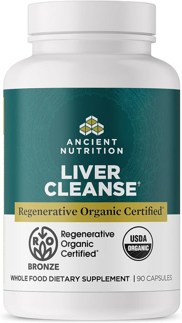 Ancient Nutrition Regenerative Organic Certified Liver Cleanse Supplem