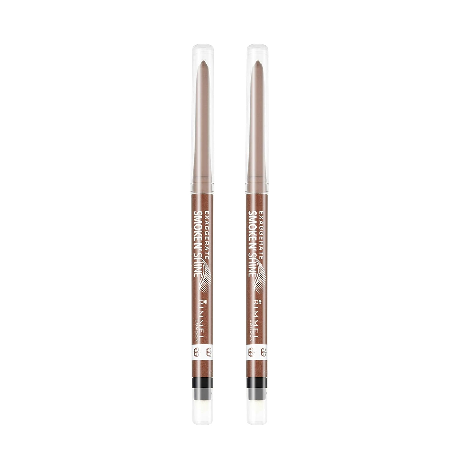 Rimmel Exaggerate Smoke'n Shine Gel Eyeliner, Copper Bling, 2 Count