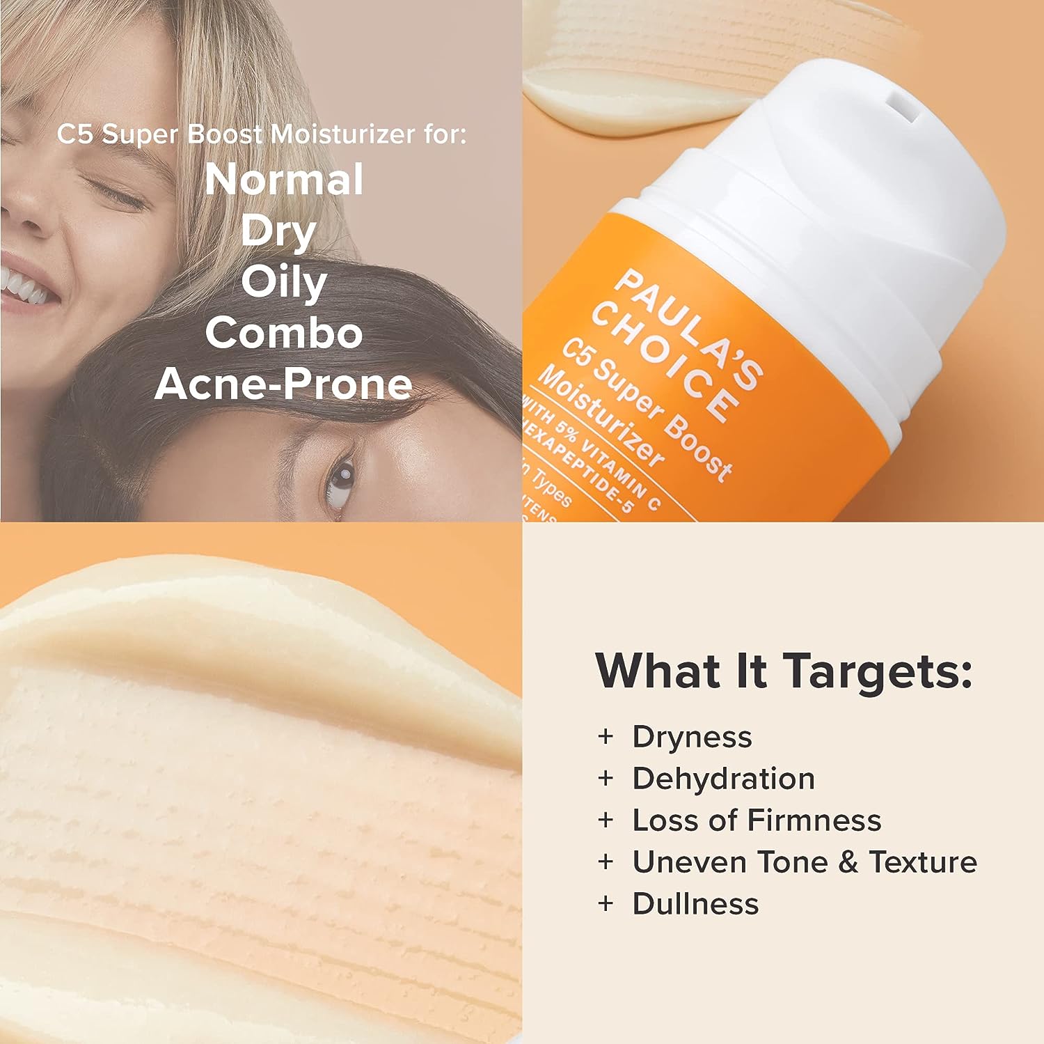 Paula’s Choice C5 Super Boost Moisturizer with 5% Vitamin C,