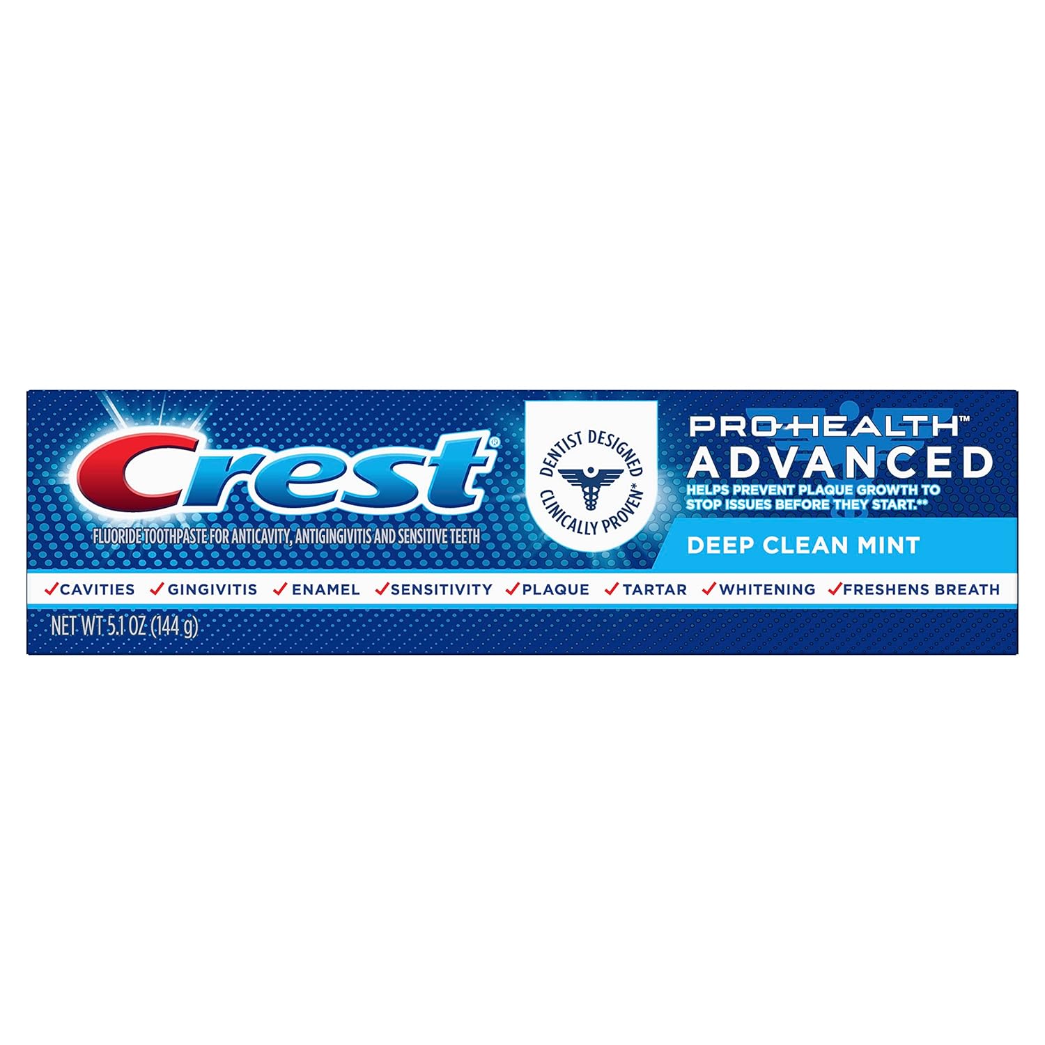 Crest Pro-Health Advanced Deep Clean Mint Toothpaste, 5.1