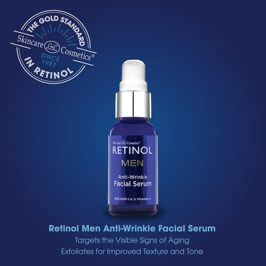 Retinol Men’s Anti-Wrinkle Facial Serum – The Original Retinol Anti-Aging Men’s Formula For Younger Looking Skin – Vitamin-Enriched To Smooth Fine Lines & Wrinkles, Improve Tone & Promote Firmness